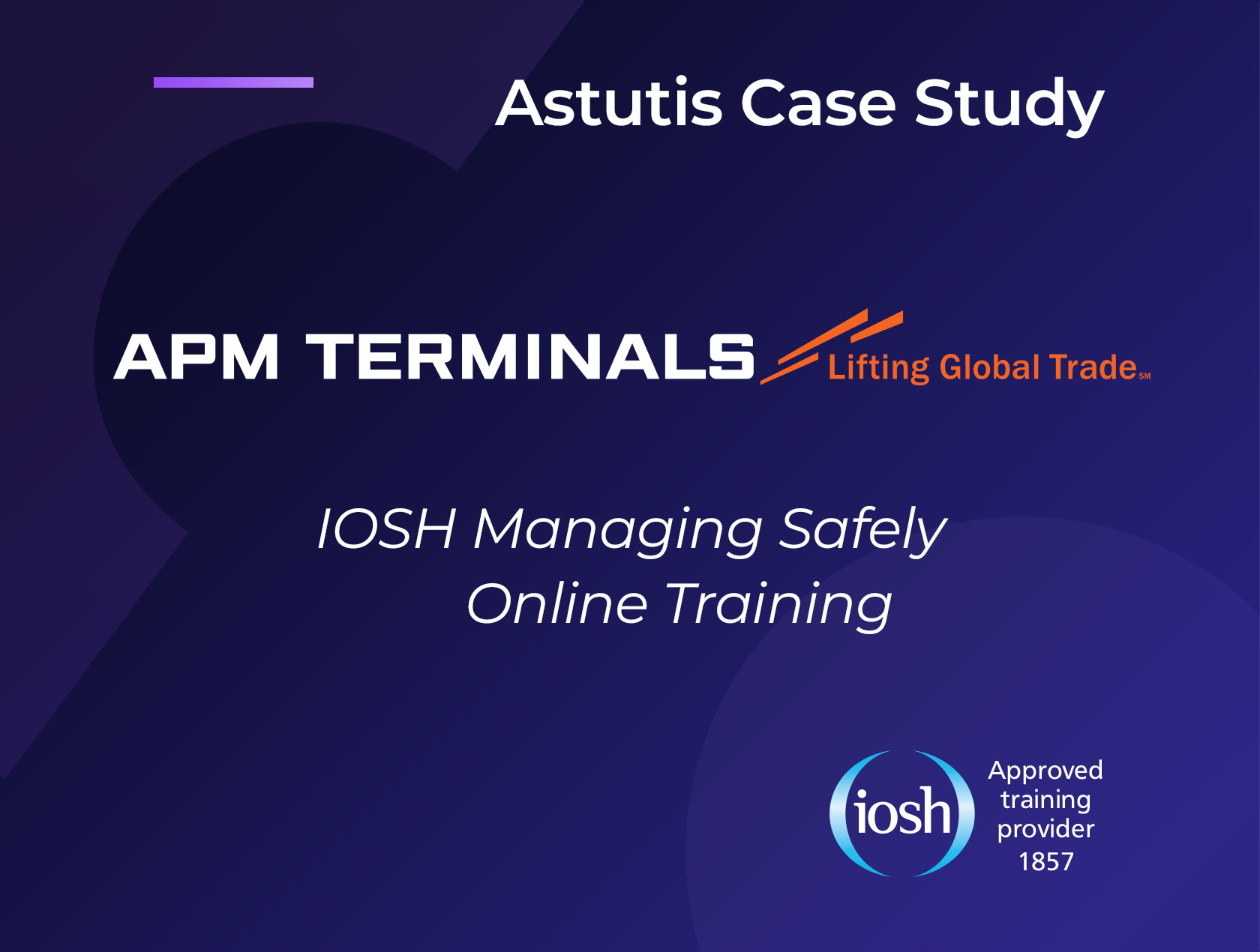 APM Terminals - IOSH Online Training Image