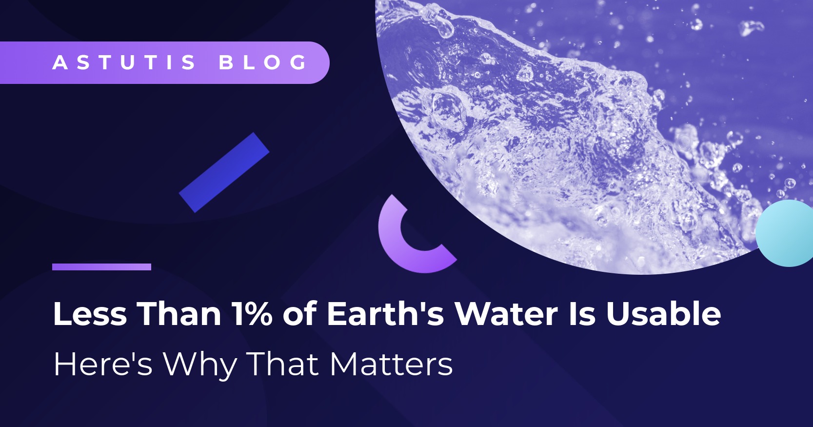 Less Than 1% of Earth's Water Is Usable | Here's Why That Matters for Your Business Image