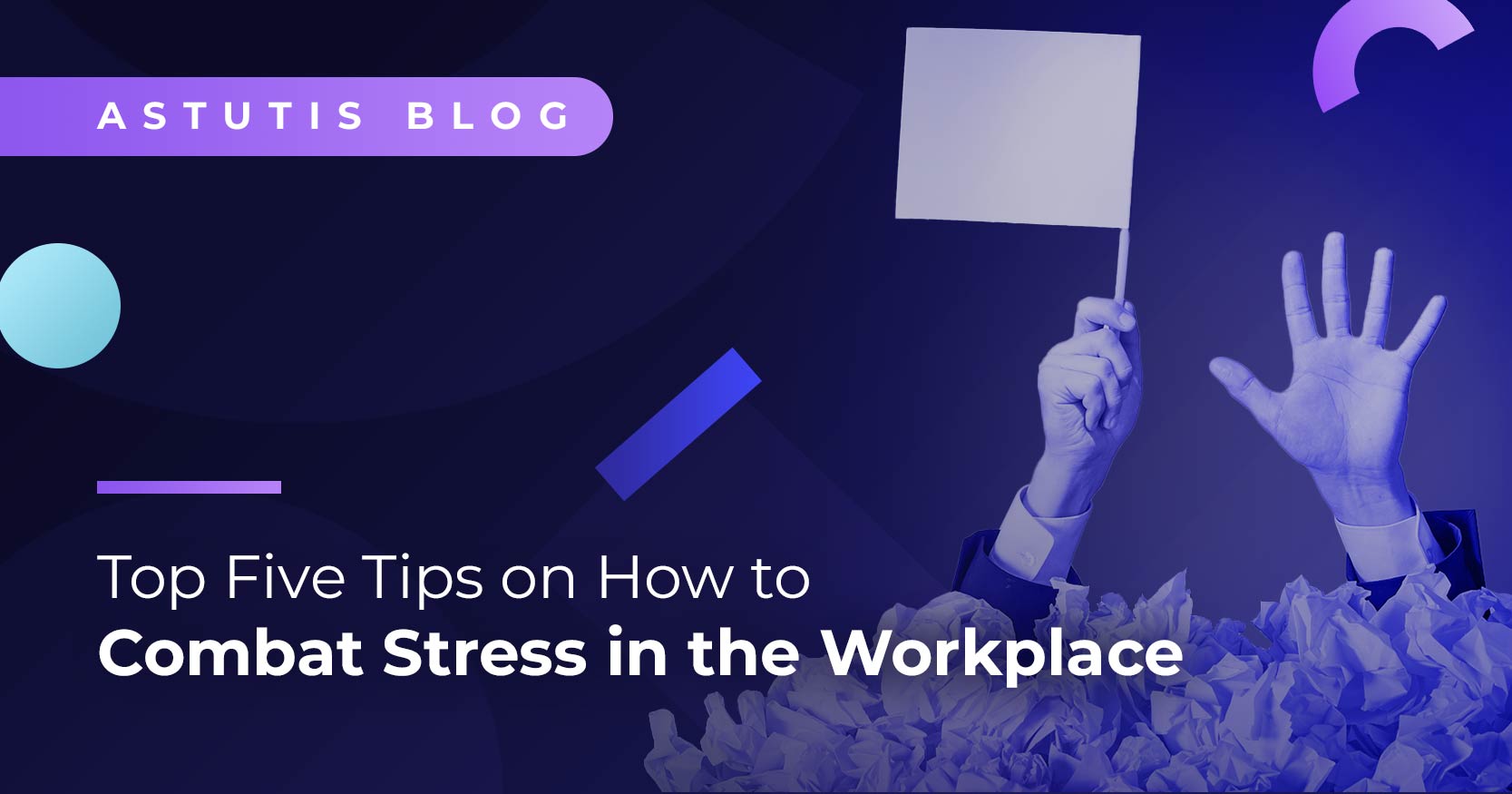 5 Tips on How to Reduce Stress in Work | Employee Poster Included Image