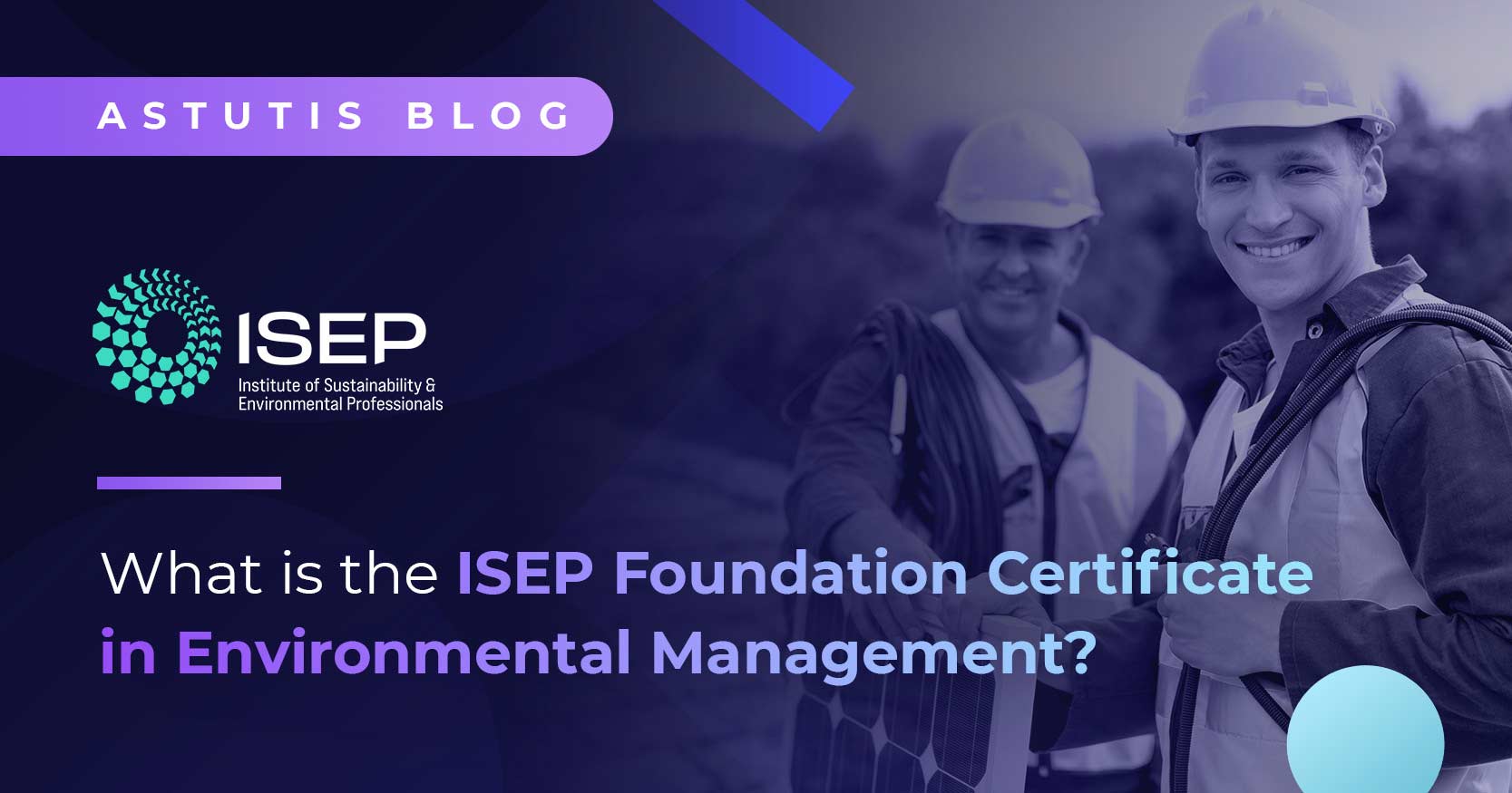 What is the ISEP Foundation Certificate in Sustainability and Environmental Management? Image