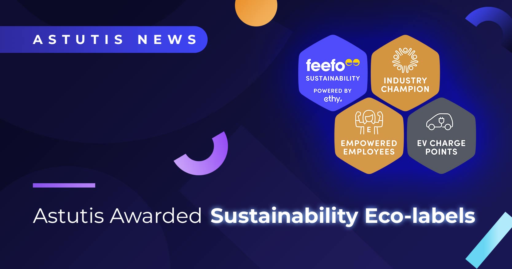 Astutis Awarded Sustainability Eco-Labels  Image