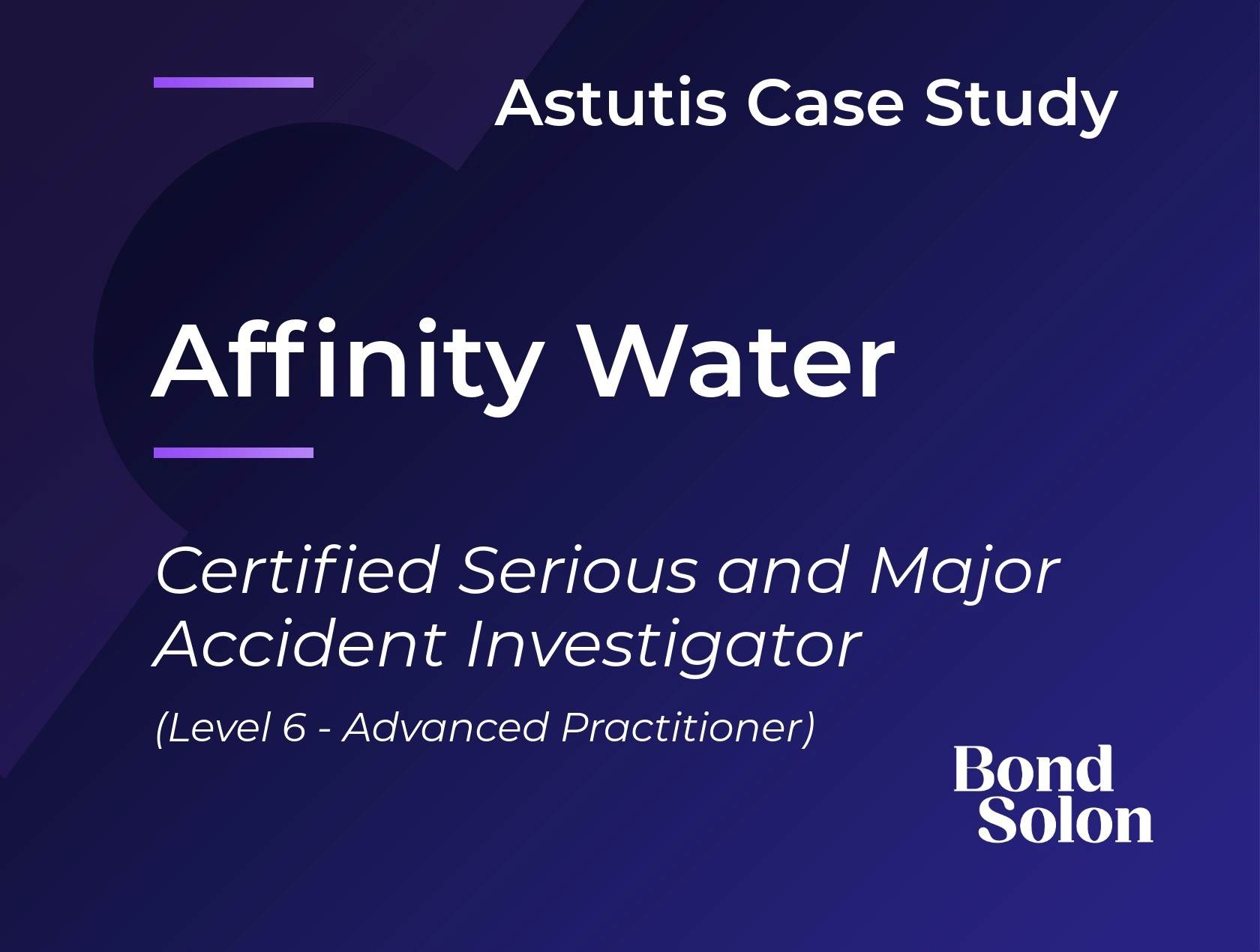 Affinity Water Invests in Certified Serious and Major Accidents and Incidents (CSMAI) Training Image